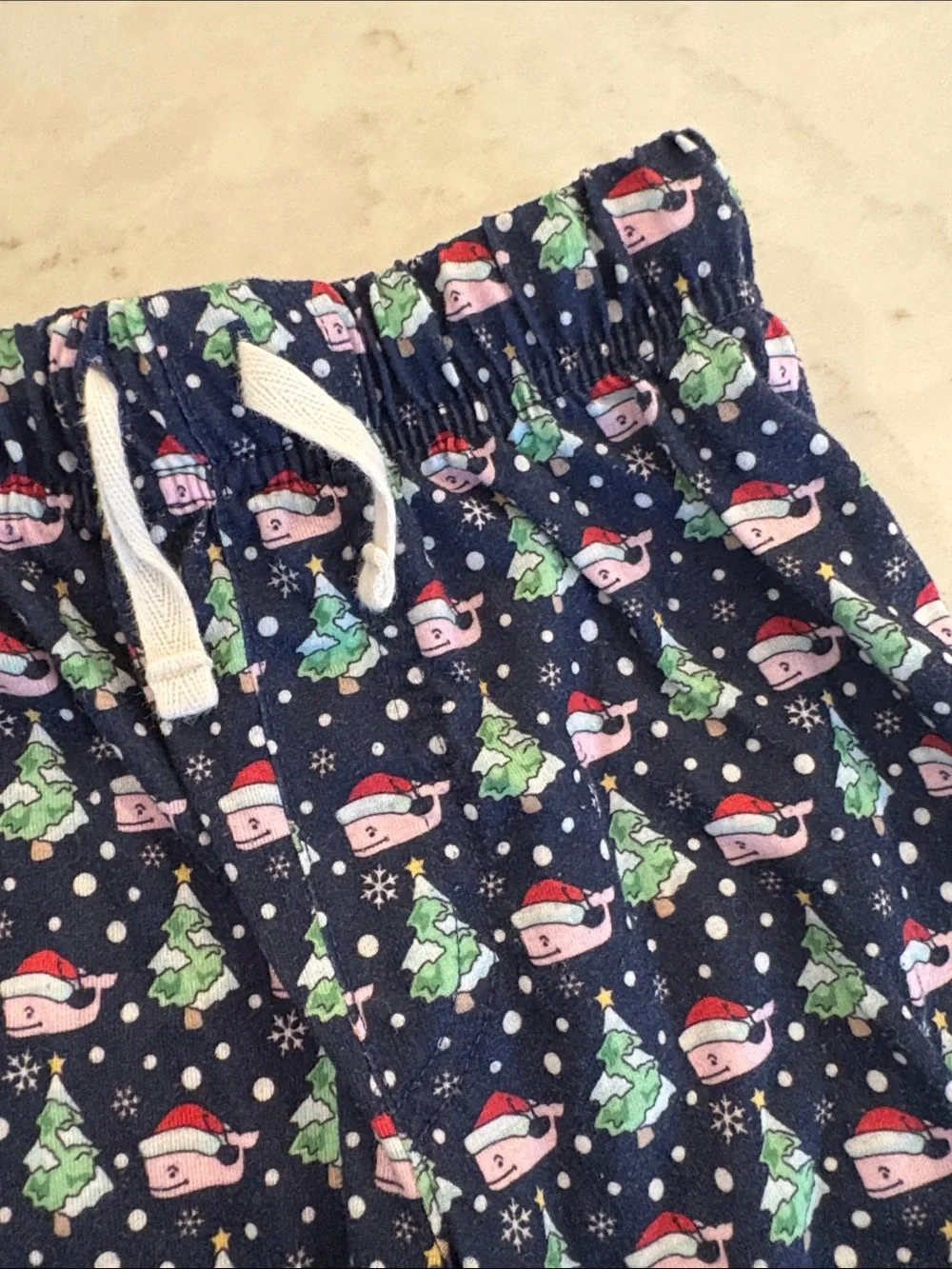 Vineyard Vines Pajama Pants with Christmas Tree Print